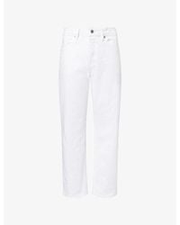 GOOD AMERICAN - Vintage Straight-Leg Ankle Denim Jeans - Lyst