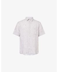 Sunspel - Short-Sleeve Linen Shirt - Lyst