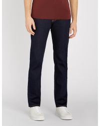 armani tapered fit jeans