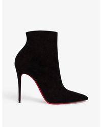 Christian Louboutin - So Kate 100 Suede Heeled Ankle Boots - Lyst