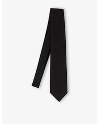 Sandro - Oversized Jacquard-Pattern Silk Tie - Lyst