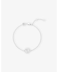 Astrid & Miyu - Zodiac Scorpio Rhodium-Plated Sterling- And Cubic Zirconia Pendant Bracelet - Lyst