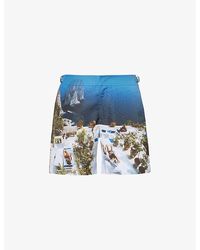 Orlebar Brown - Bulldog Graphic-print Swim Shorts - Lyst