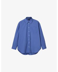 Whistles - Collared Relaxed-Fit Cotton Shirt - Lyst