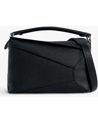 Loewe - Puzzle Edge Large Leather Top-handle Bag - Lyst
