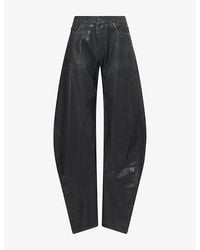 Acne Studios - 2006F Straight-Leg Coated-Denim Jeans - Lyst