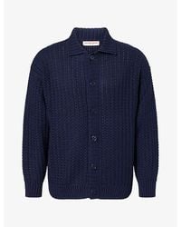 Orlebar Brown - Thomas Collared Knitted Cardigan - Lyst