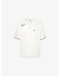 KTZ - Graphic Revere-Collar Short-Sleeve Rayon Shirt - Lyst