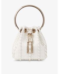 Jimmy Choo - Micro Bon Bon Top-Handle Bag - Lyst