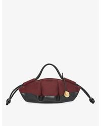 Loewe - Paseo Small Leather And Cotton Shoulder Bag - Lyst