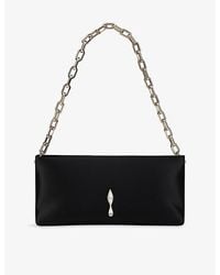 Christian Louboutin - Maykimay Chain Pouch Satin Clutch Bag - Lyst