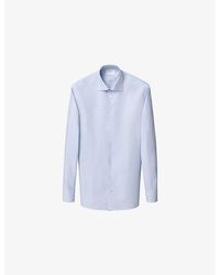 Eton - Checked Slim-Fit Cotton-Twill Shirt - Lyst