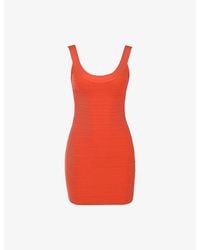 House Of Cb - The Og Scoop-Neck Woven Bandage Mini Dress Xs (A-C Cup) - Lyst