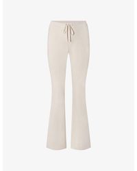 Skims - Drapey French Terry Cotton-Jersey Trousers - Lyst