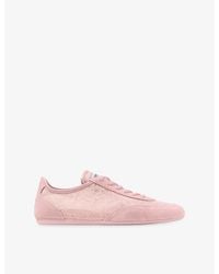 Jimmy Choo - Sunny F Lace And Suede Trainers - Lyst
