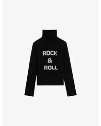 Zadig & Voltaire - Alma Turtleneck Oversized Wool Jumper - Lyst