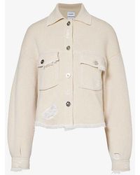 Barrie - Flap-pocket Regular-fit Cashmere And Cotton-blend Jacket - Lyst
