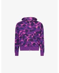 A Bathing Ape - One Point Camouflage-Print Cotton Hoody - Lyst