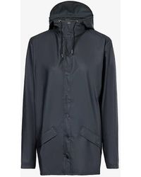 Rains - High-neck Regular-fit Shell Jacket - Lyst