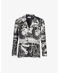 Off-White c/o Virgil Abloh - X-ray Buffalo Graphic-print Regular-fit Jacket - Lyst