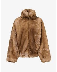 DARKPARK - Celine Aviator Faux-Fur Bomber Jacket - Lyst