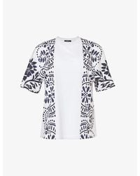 Weekend by Maxmara - Viterbo Floral-pattern Cotton-jersey T-shirt X - Lyst