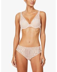 Chantelle - Day To Night Lace Plunge Spacer Bra - Lyst