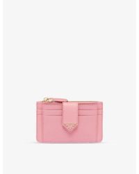 Prada - Logo-Plaque Card Holder - Lyst