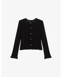 Maje - Madeline 2-In-1 Tank Top And Cardigan - Lyst