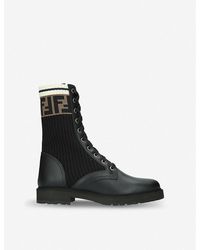 fendi combat boot