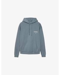AllSaints - Backstage Graphic Cotton-Jersey Hoody - Lyst
