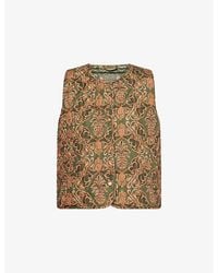 Barbour - X Farm Rio Fernanda Quilted Shell Gilet - Lyst