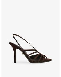 ALEVI - Star 95 Suede Heeled Sandals - Lyst