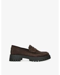 Steve Madden - Langsten Suede Loafers - Lyst