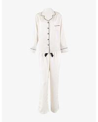 Bluebella - Claudia Relaxed-Fit Satin Pyjamas - Lyst