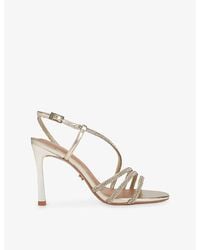 Carvela Kurt Geiger - Paparazza Jewel Heeled Woven Sandals - Lyst