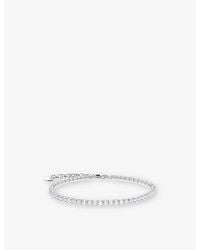 Thomas Sabo - Tennis 925 Sterling And Cubic Zirconia Bracelet - Lyst