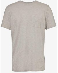 PAIGE - Kenneth Patch-pocket Relaxed-fit Cotton-jersey T-shirt - Lyst