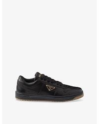 Prada - Downtown Low-Top Leather Trainers - Lyst