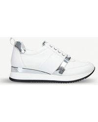 carvela justified trainers white