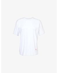 Victoria Beckham - Victoria Relaxed-fit Organic-cotton T-shirt - Lyst