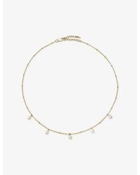 Missoma - Pearl Baya Baroque 18Ct Vermeil Chain Choker - Lyst