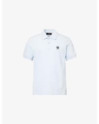 Belstaff - Regular-Fit Logo-Patch Cotton Polo Shirt - Lyst