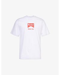 Market - Adventure Team Graphic-print Cotton-jersey T-shirt - Lyst