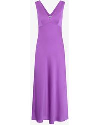 OMNES - Marilyn Cut-out Sleeveless Recycled-polyester Maxi Dress - Lyst