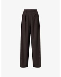 Frankie Shop - Ripley Pleated Woven Trousers - Lyst