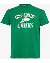 Polo Ralph Lauren - Primary Green Cross Country Crewneck Cotton-jersey T-shirt - Lyst
