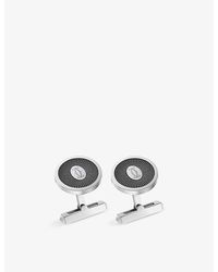 Cartier - Double C De Palladium-Plated Sterling- Cufflinks - Lyst
