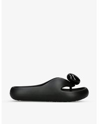Loewe - Bubble Thong Brand-embellished Rubber Sliders - Lyst