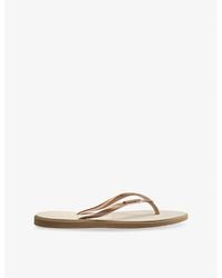 Havaianas - Slim Point Rubber Flip-Flops - Lyst